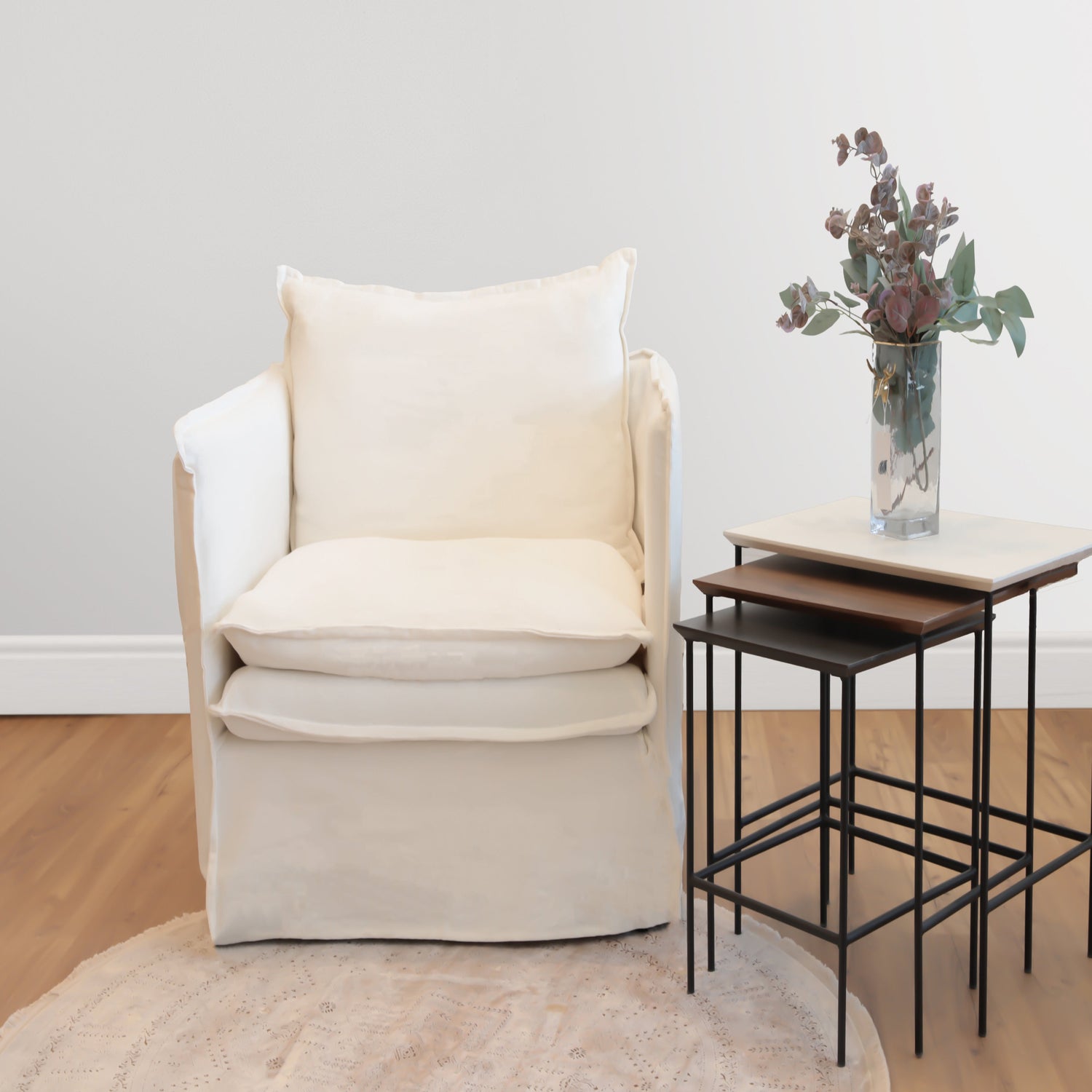 كنب هارمون فردي باللون البيج