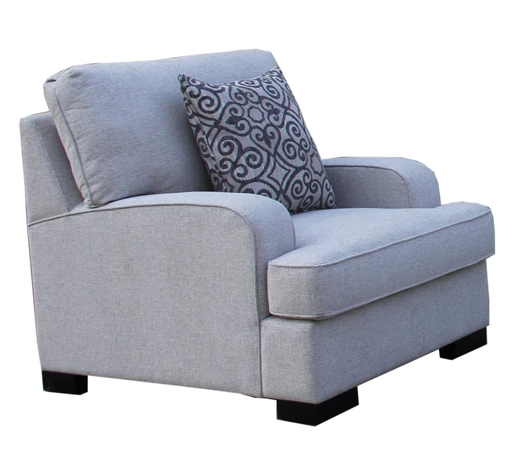 كنب ريموند فردي باللون الكريمي الرمادي