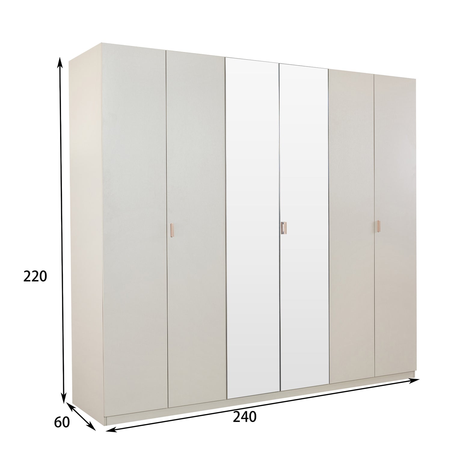 دولاب سافينا باللون الأبيض