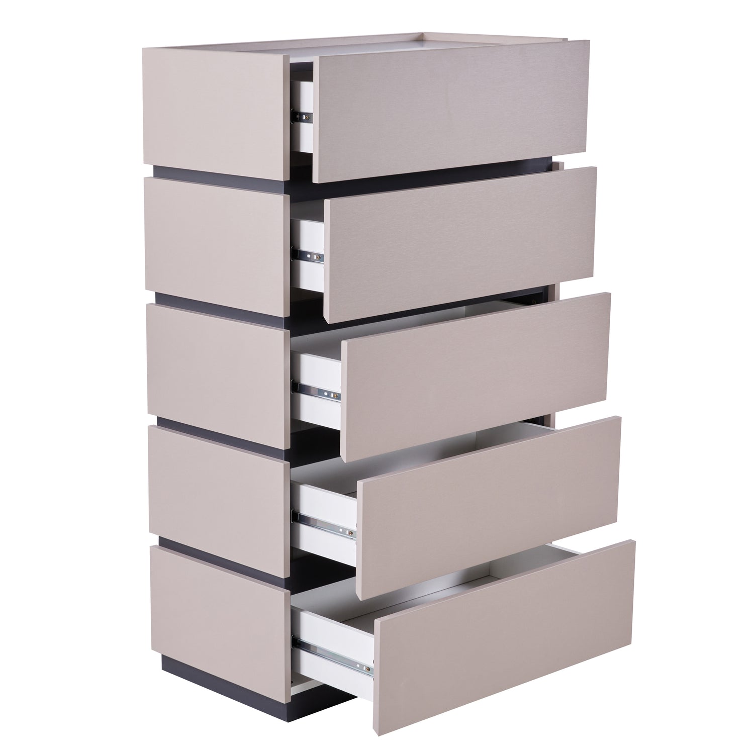 وحدة أدراج أمارا باللون الرمادي الفاتح