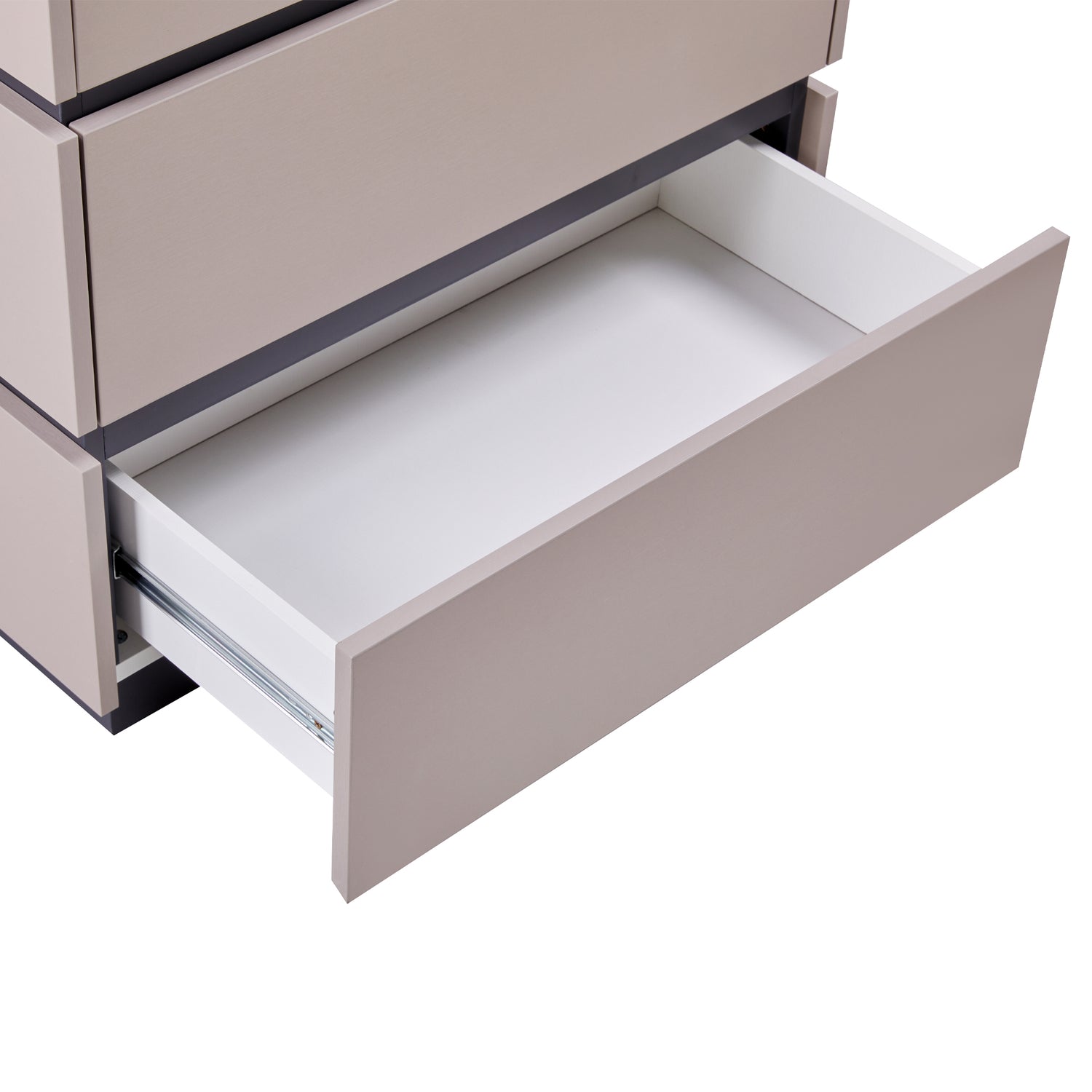 وحدة أدراج أمارا باللون الرمادي الفاتح