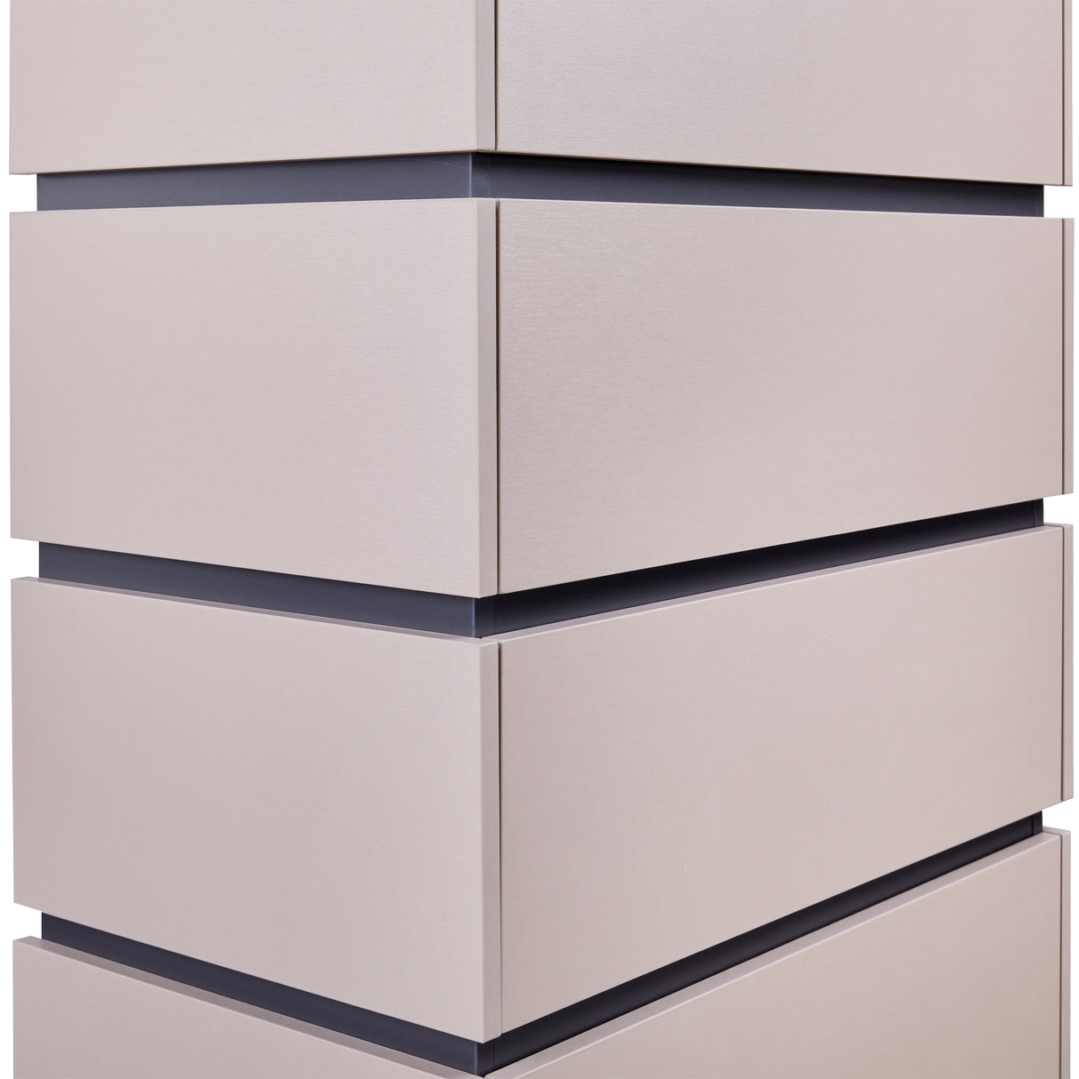 وحدة أدراج أمارا باللون الرمادي الفاتح