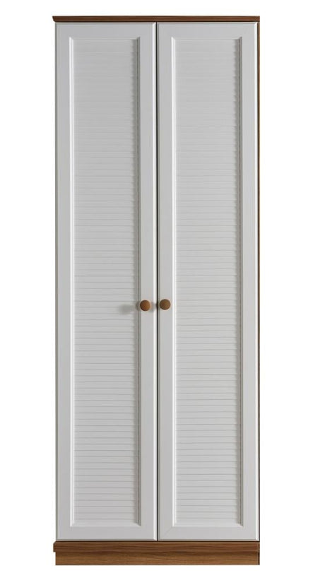 دولاب كينز باللون الرمادي والخشبي | من هاي بوينت