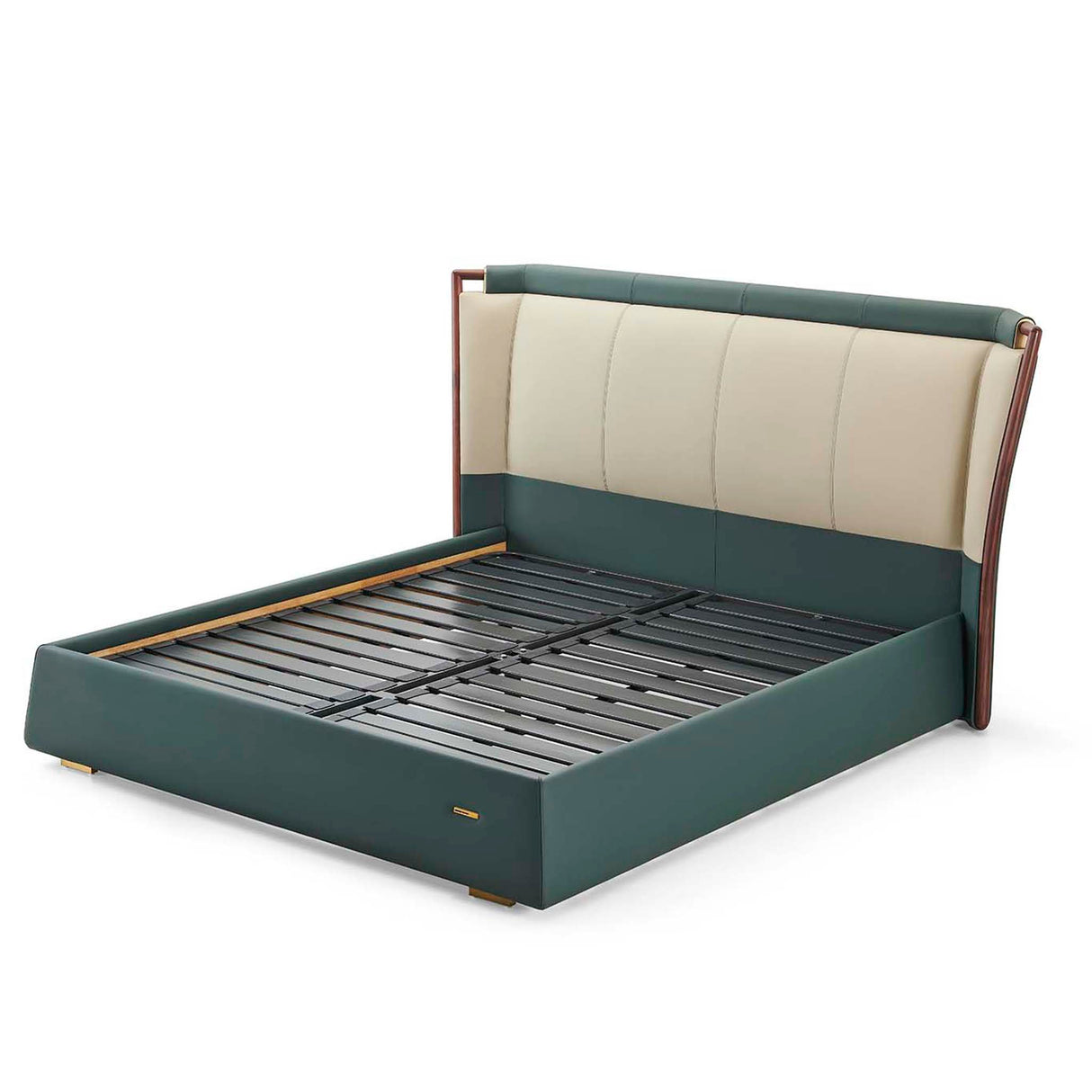 سرير كارينا باللون الأخضر