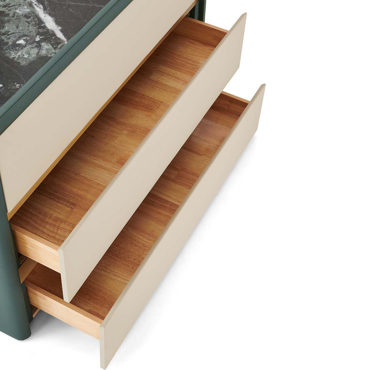 وحدة أدراج كارينا باللون الأخصر