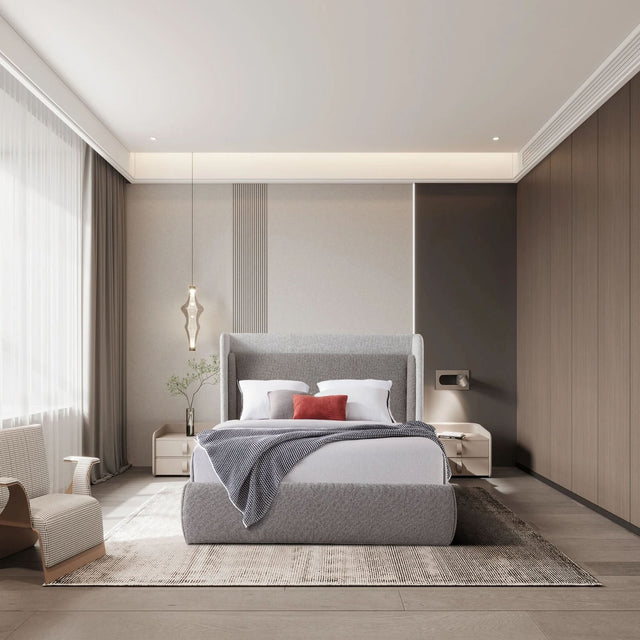 سرير كارلين باللون البيج | من هاي بوينت