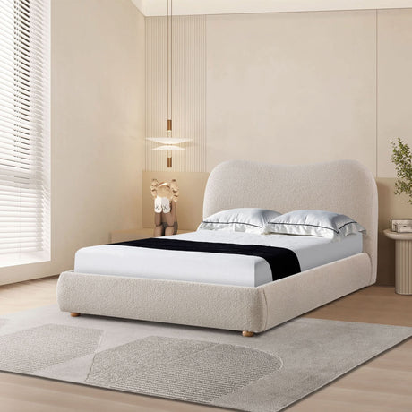 سرير فاليرا باللون البيج - High Point