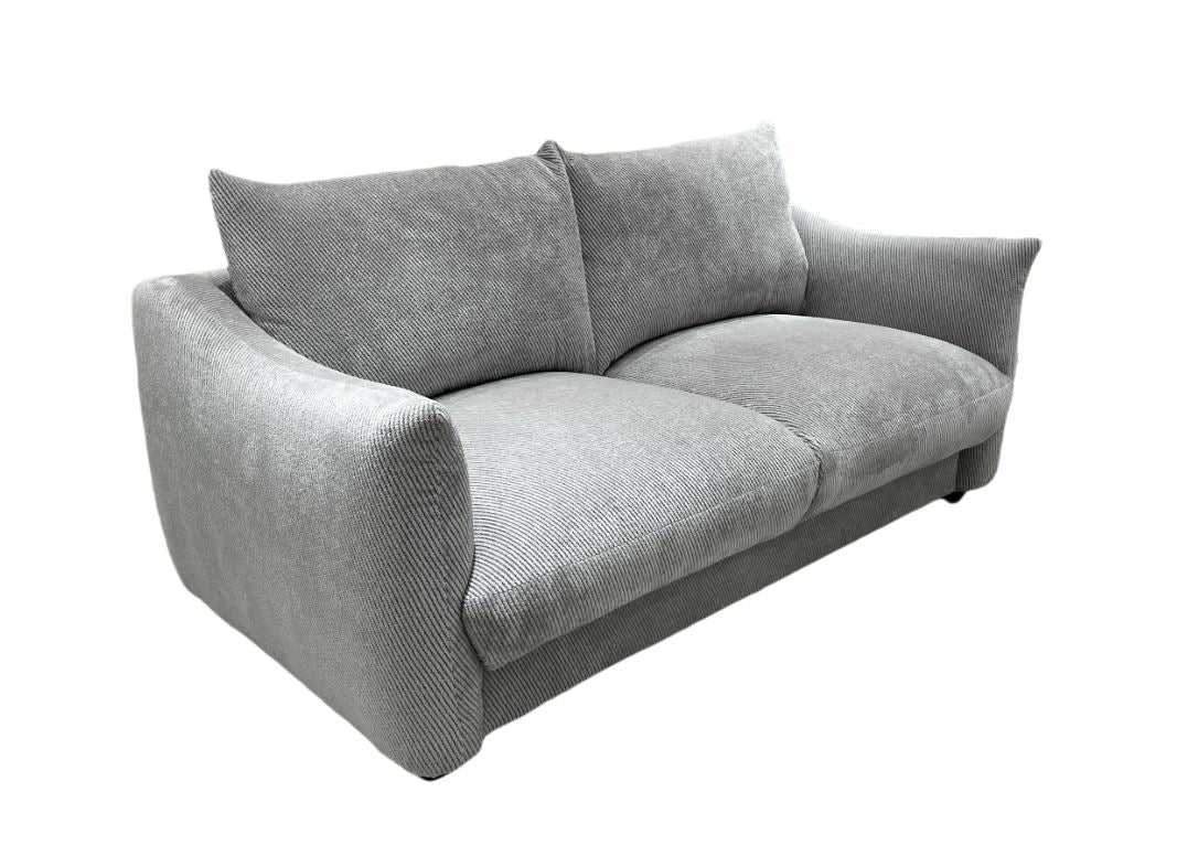 كنب أليفرا ثنائي باللون الرمادي