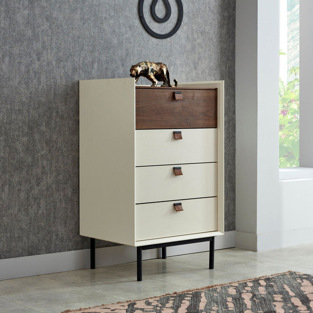 شوفنيرة ديرون باللون الرمادي والخشبي - High Point