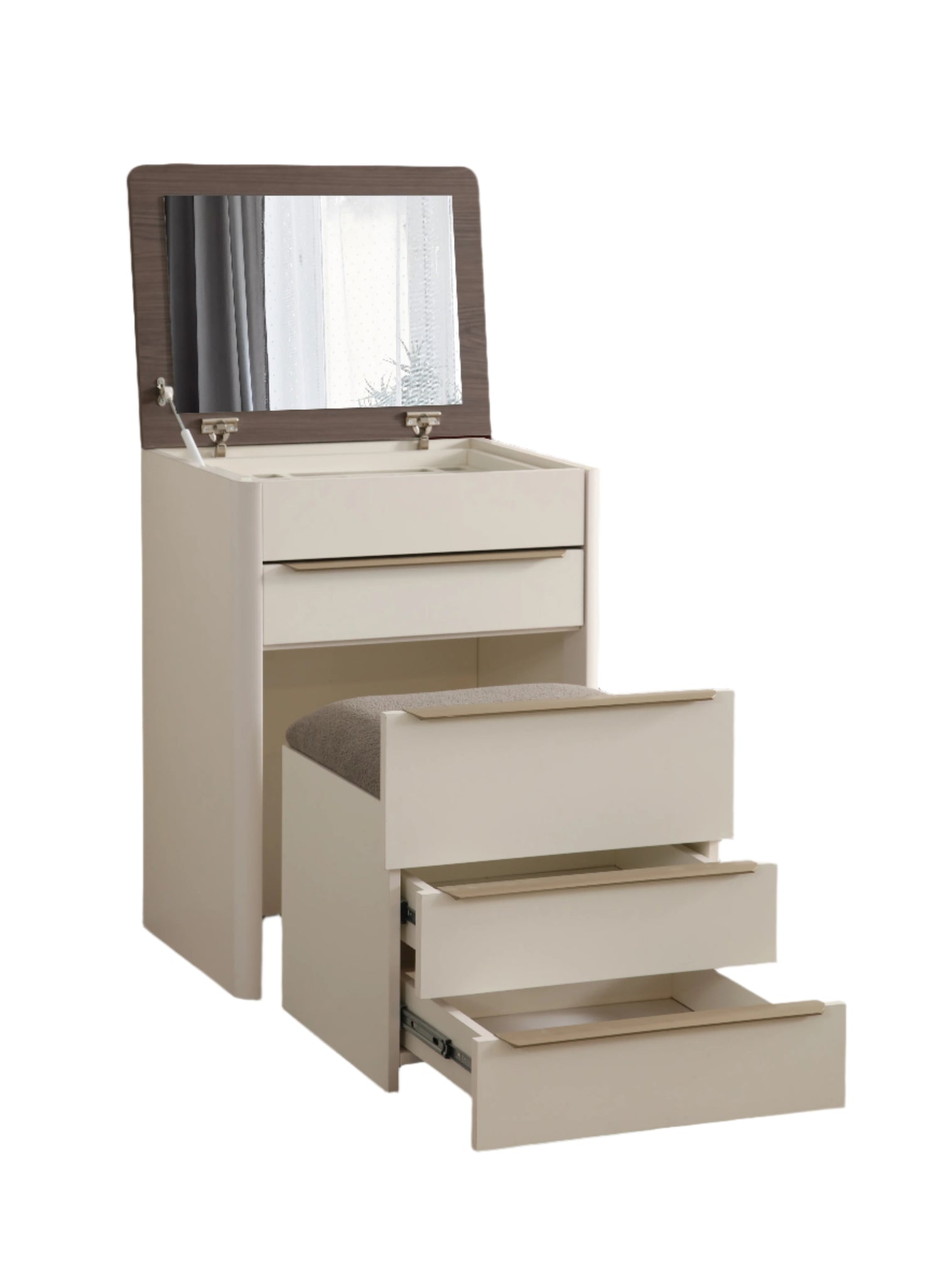 شوفنيرة إيفانا باللون الكريمي