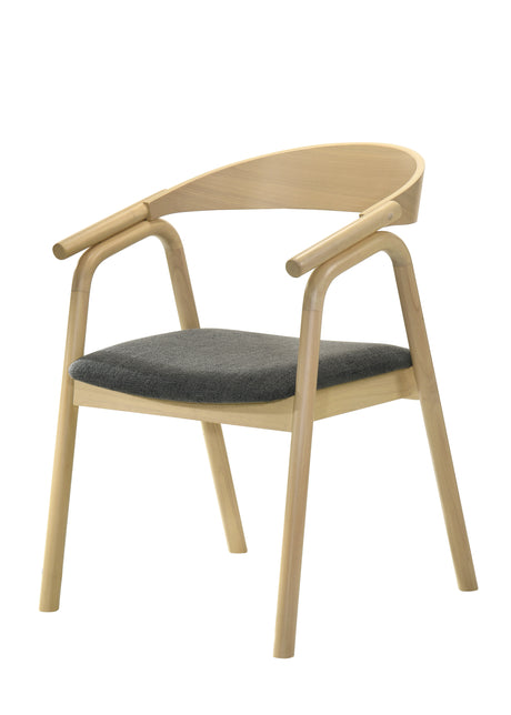 كرسي طعام كاريندا باللون البيج | من هاي بوينت