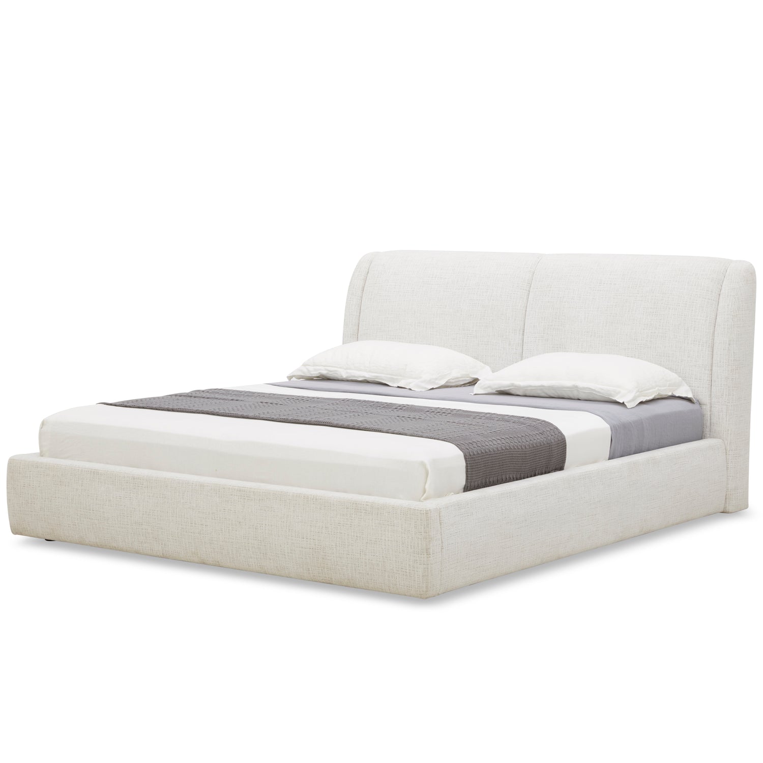 سرير كونا باللون الأبيض