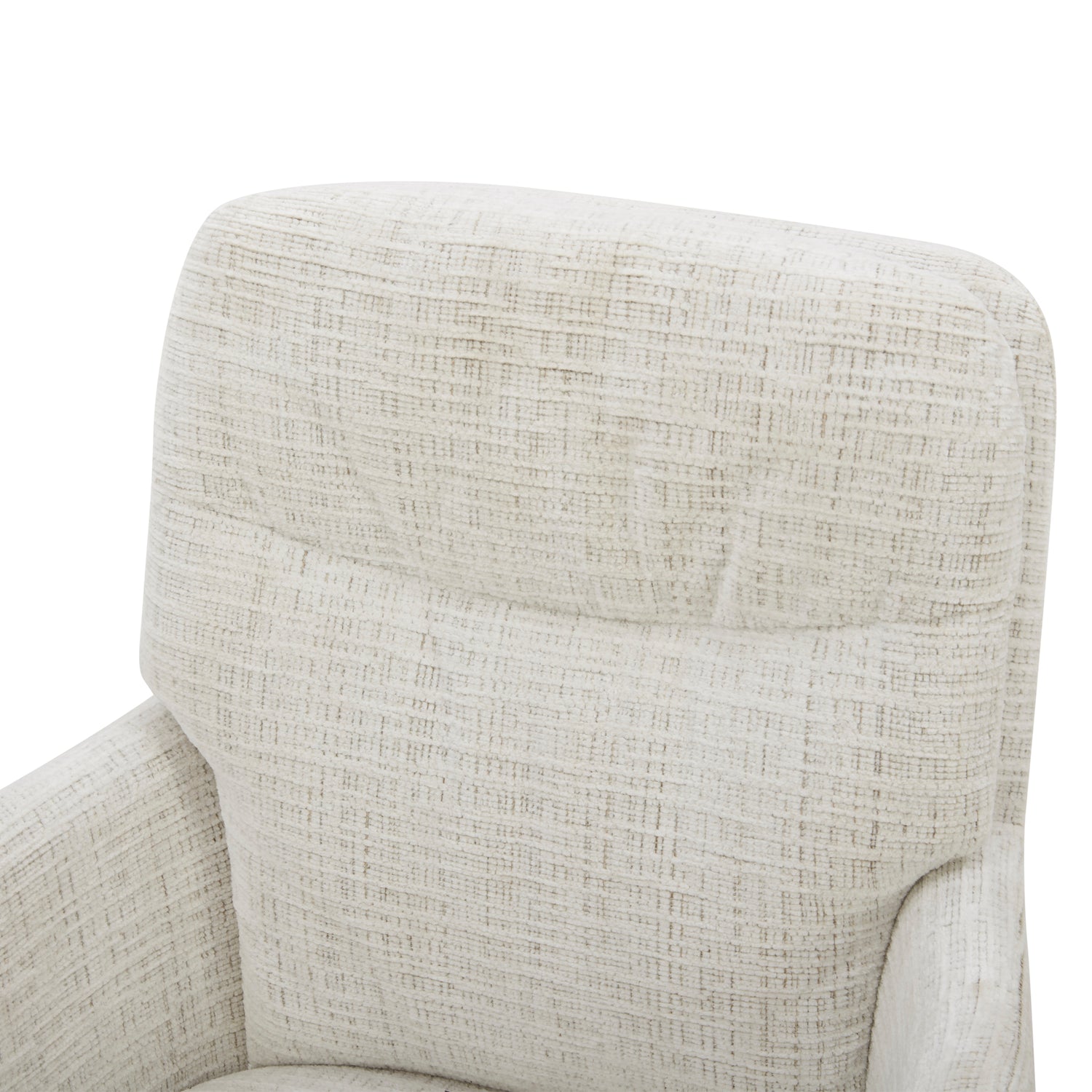 كرسي فردي سديم باللون الكريمي