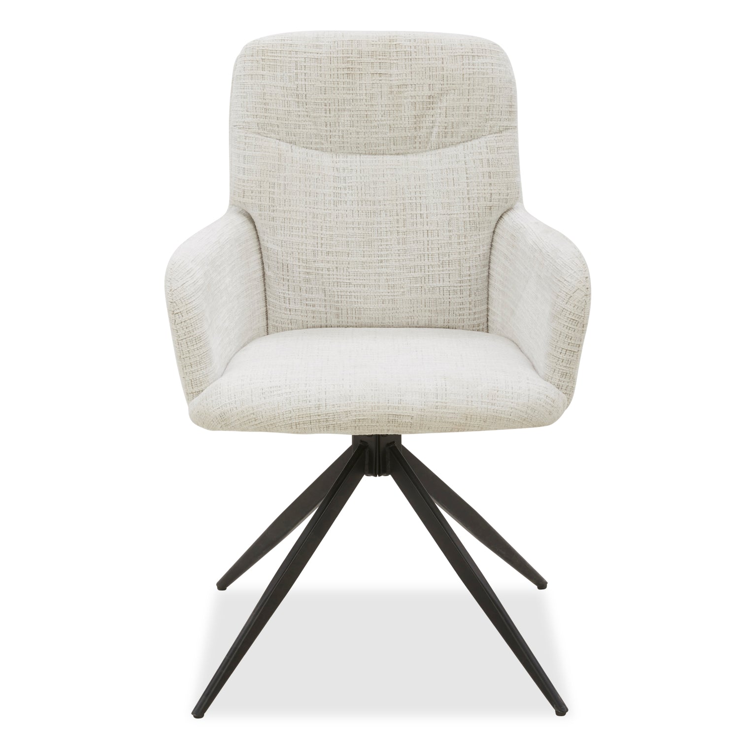 كرسي فردي سديم باللون الكريمي