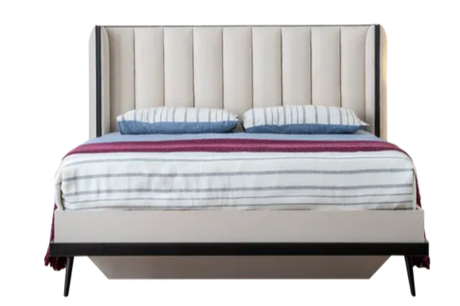 سرير ميار مزدوج باللون الكريمي - High Point