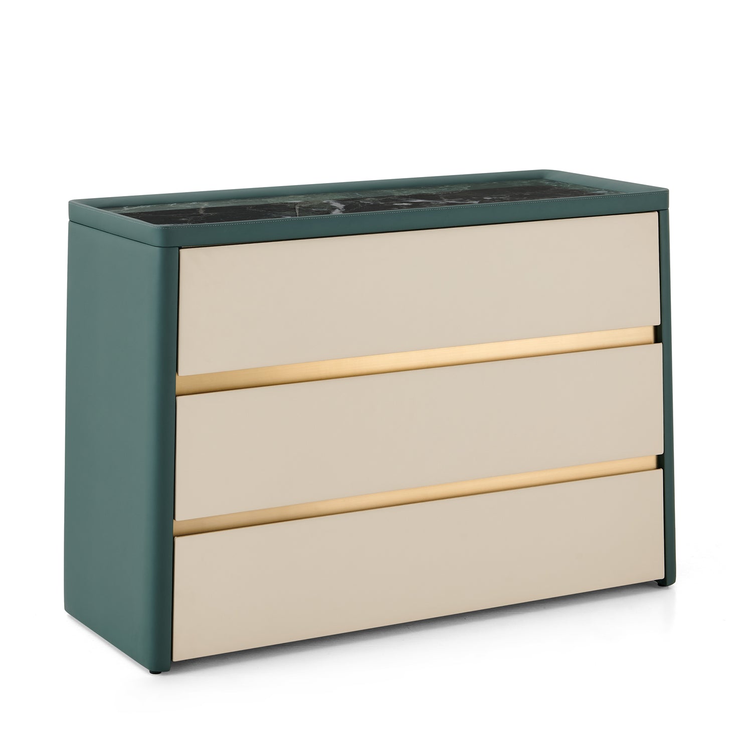 وحدة أدراج كارينا باللون الأخصر