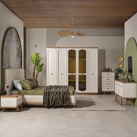 غرفة نوم فيليان باللون البيج - High Point