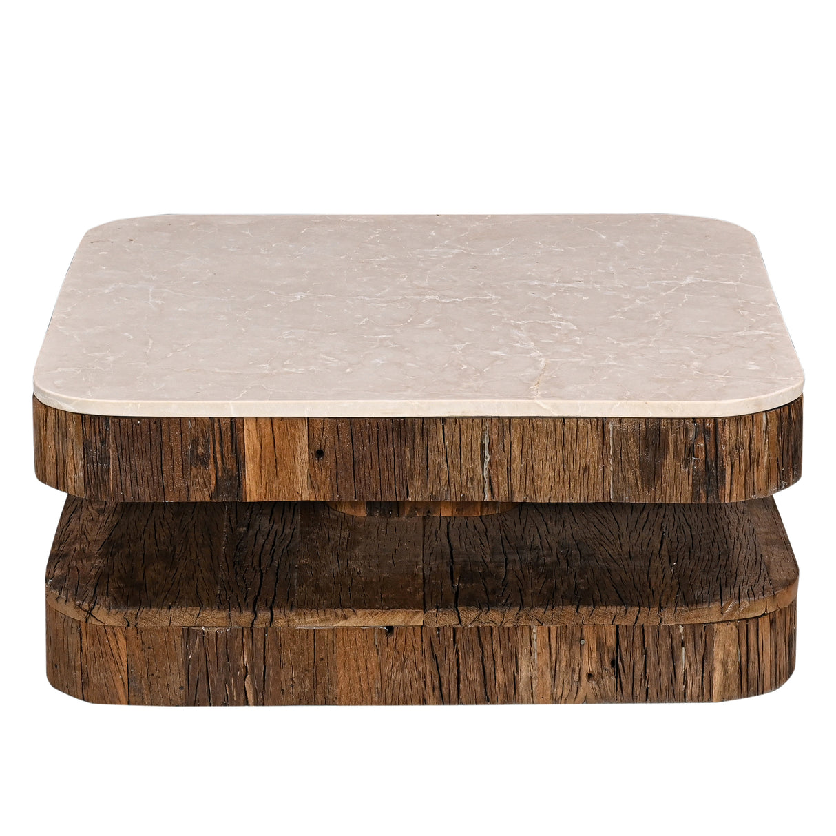 طاولة وسطية أوريا باللون الخشبي