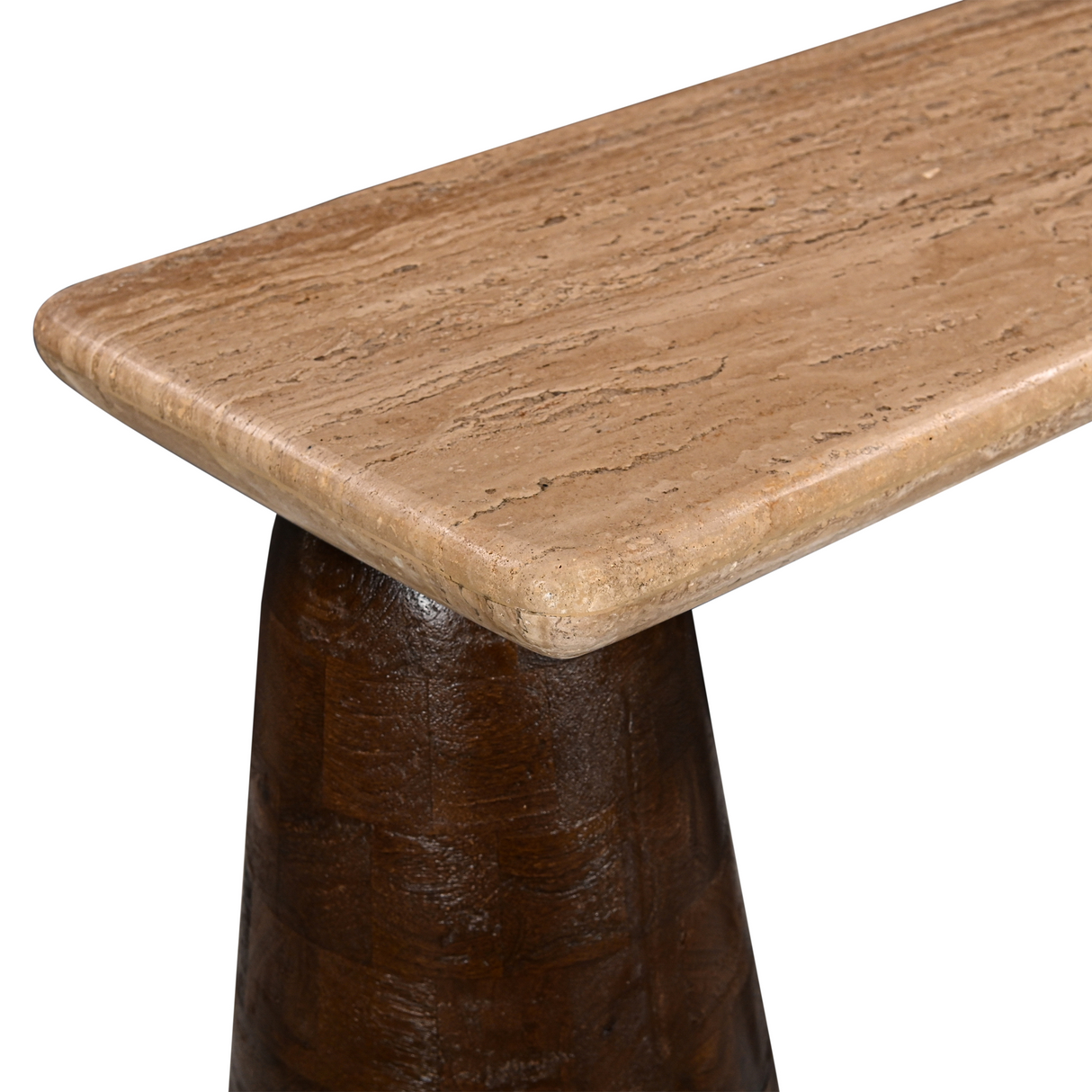 طاولة وسطية فانيا باللون البني