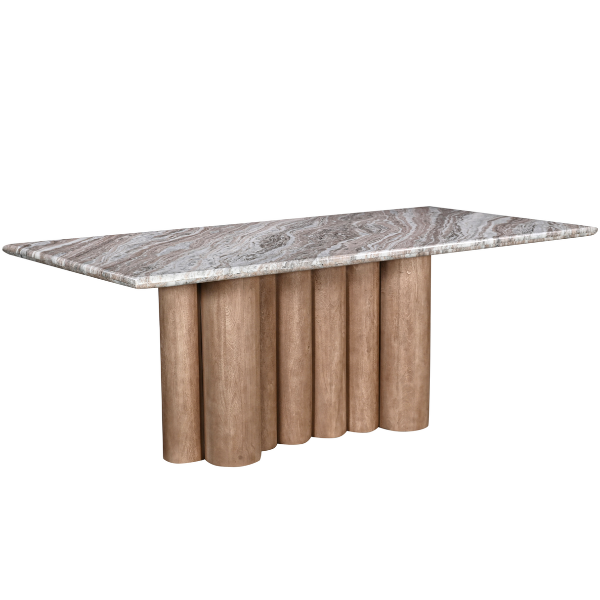 طاولة وسطية أليا باللون البني