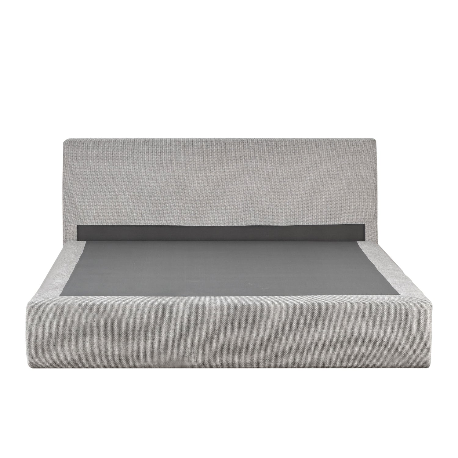 سرير إيلورين مضغوط باللون الرمادي