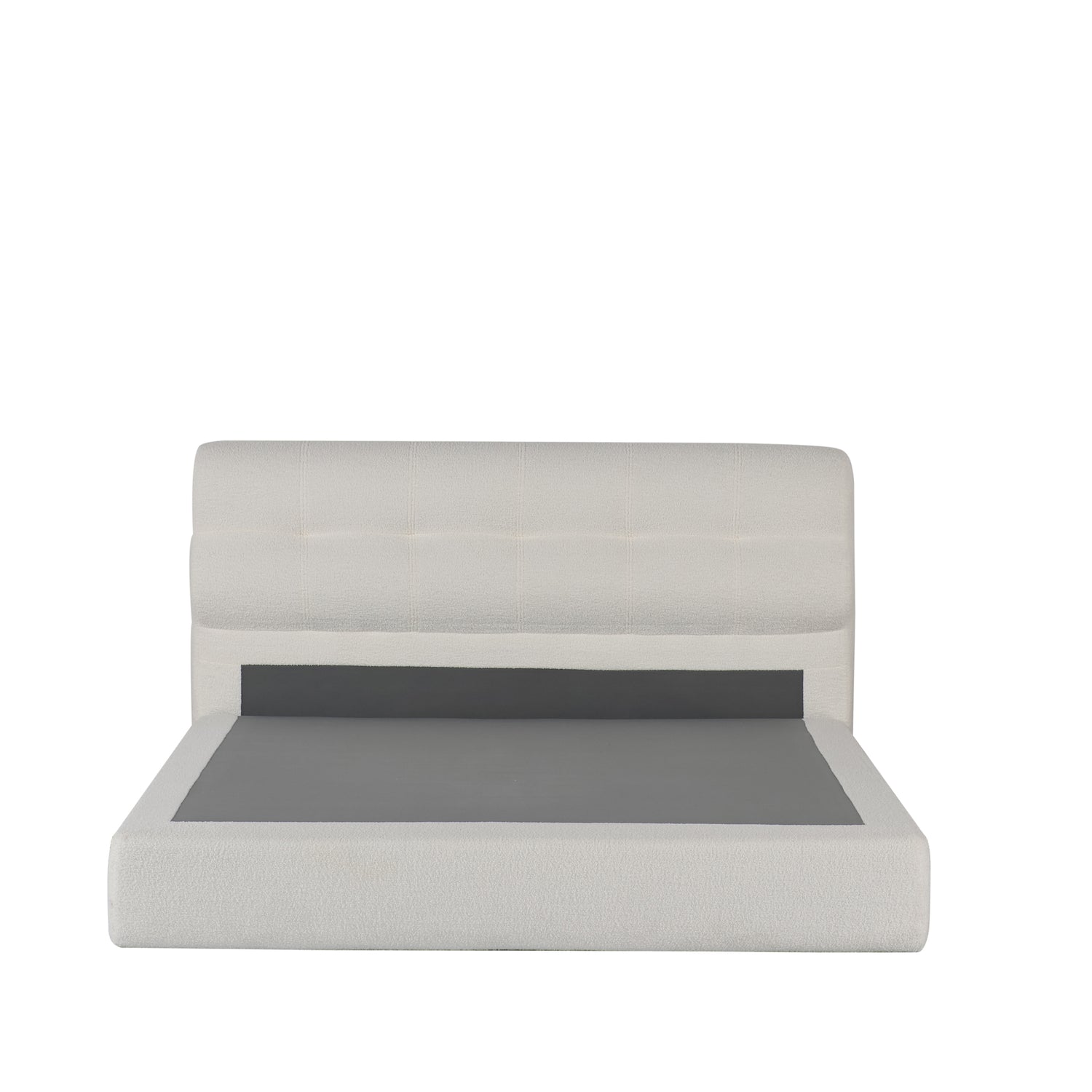 سرير سيلفارا مضغوط باللون الأبيض