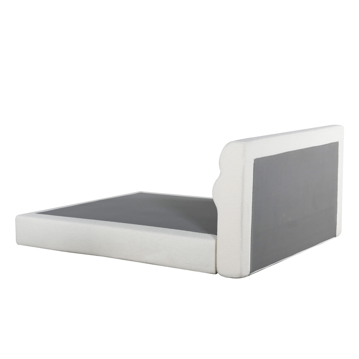 سرير سيلفارا مضغوط باللون الأبيض