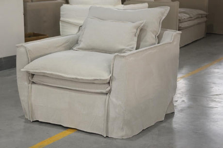 طقم كنب ليمار باللون البيج | من هاي بوينت