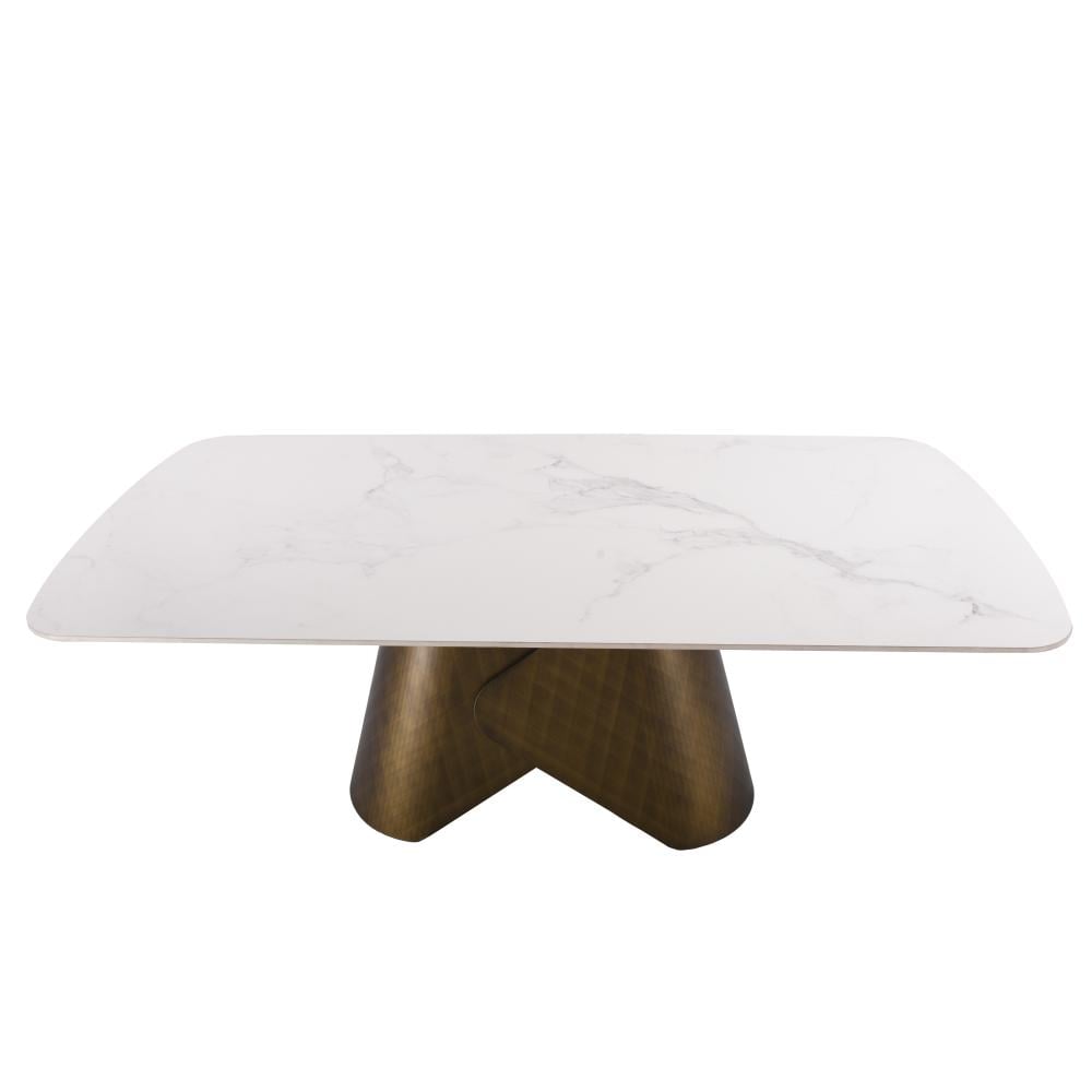 طاولة طعام ليوانا باللون الأبيض | من هاي بوينت