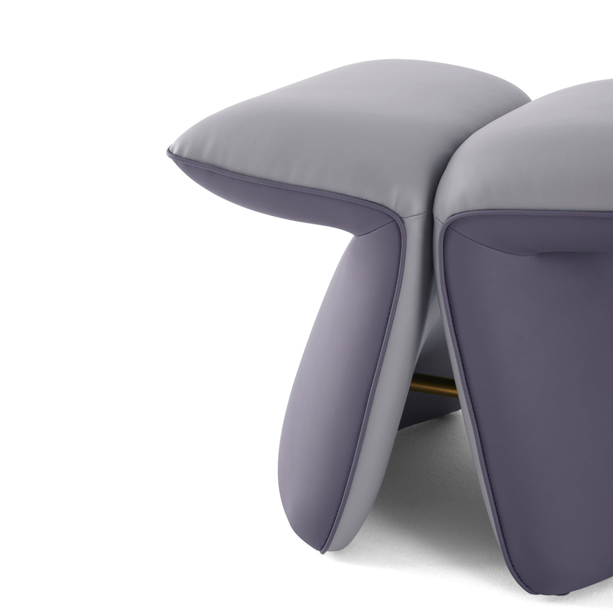 كرسي تسريحة روزا باللون الموف