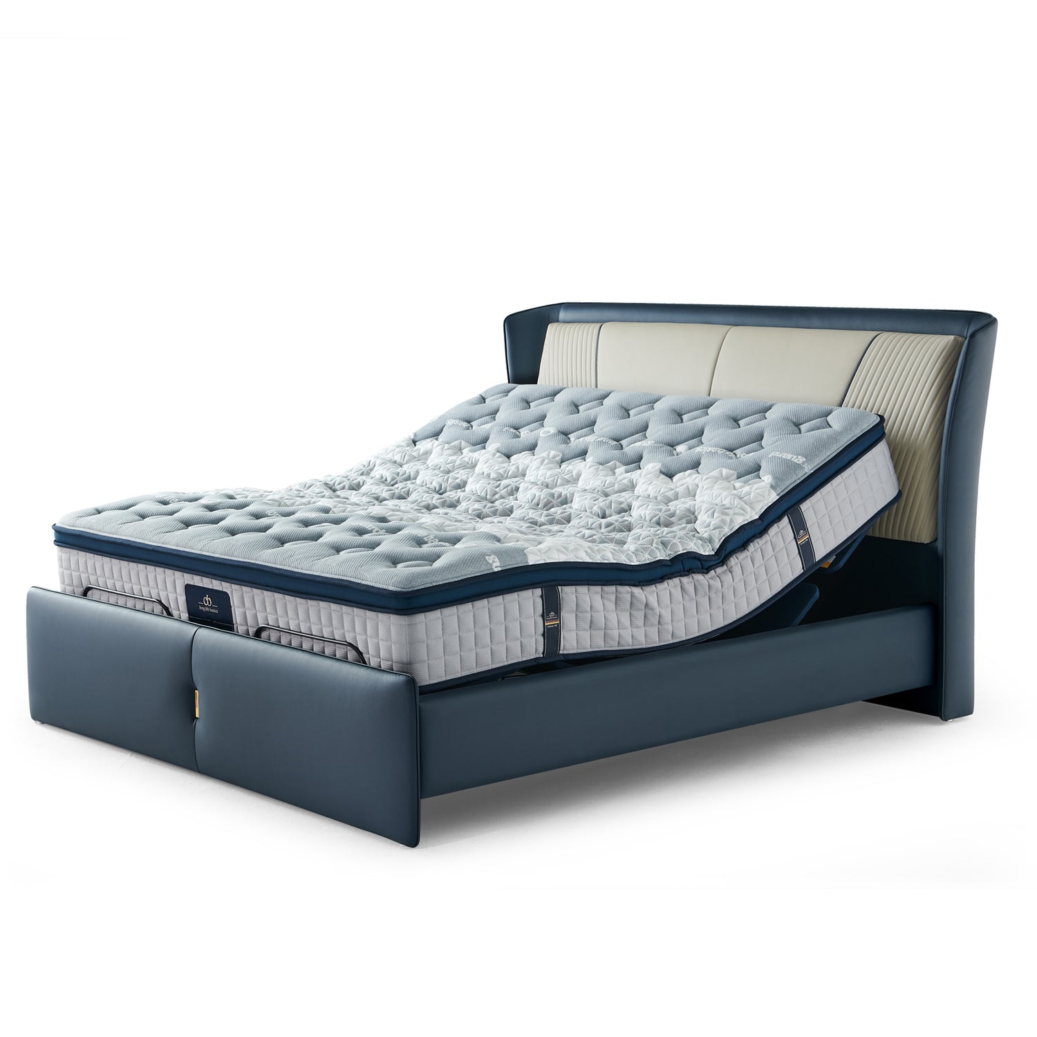 سرير رولا باللون الأزرق