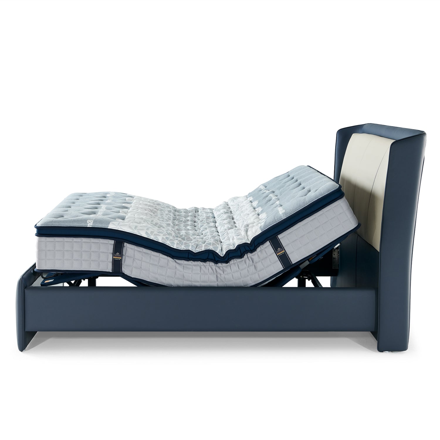 سرير رولا باللون الأزرق