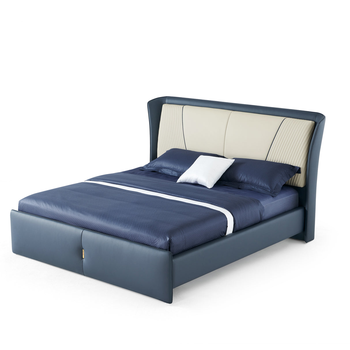 سرير رولا باللون الأزرق