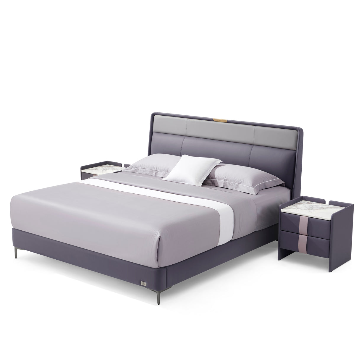 سرير روزا باللون الموف