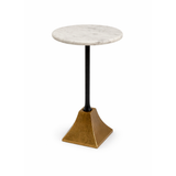 طاولة جانبية أوريكا باللون الأبيض