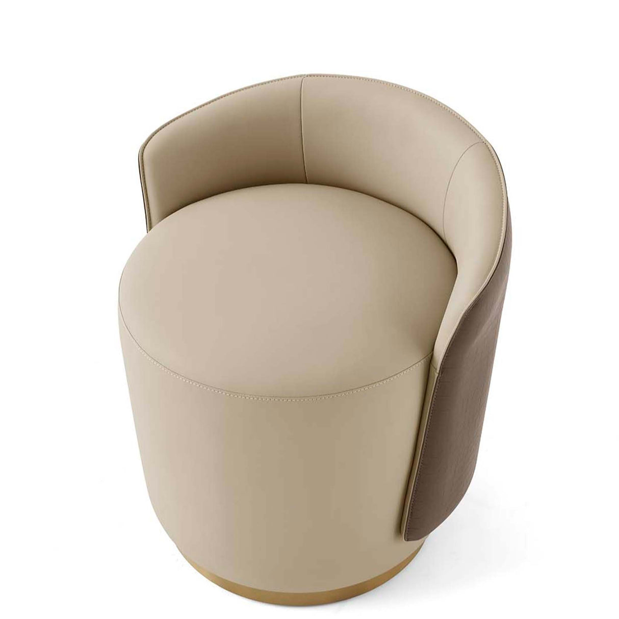 كرسي تسريحة نولا باللون البني