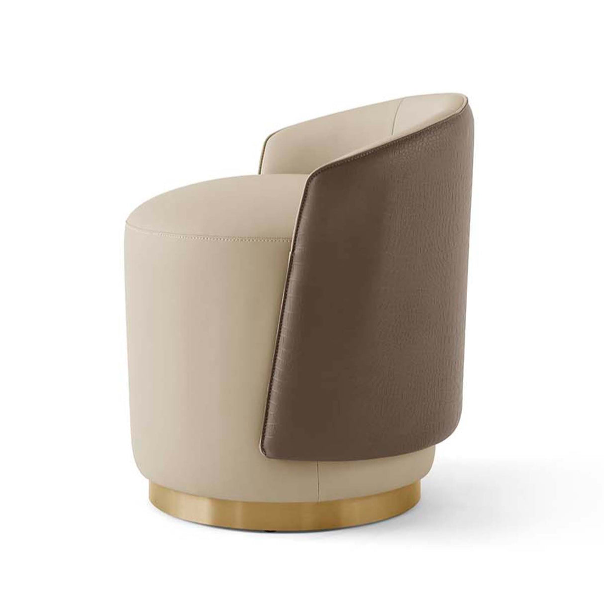 كرسي تسريحة نولا باللون البني