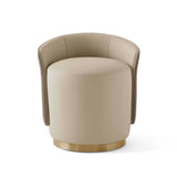 كرسي تسريحة نولا باللون البني