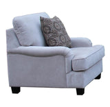 Mira single sofa in light grey