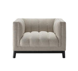 كنب لورا فردي باللون البيج