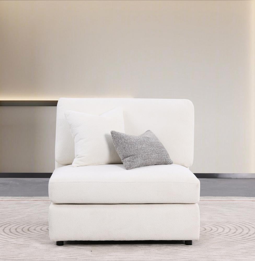 كنب أوريون فردي باللون الأبيض