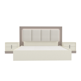 سرير كارمن باللون الكريمي