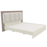 سرير كارمن باللون الكريمي