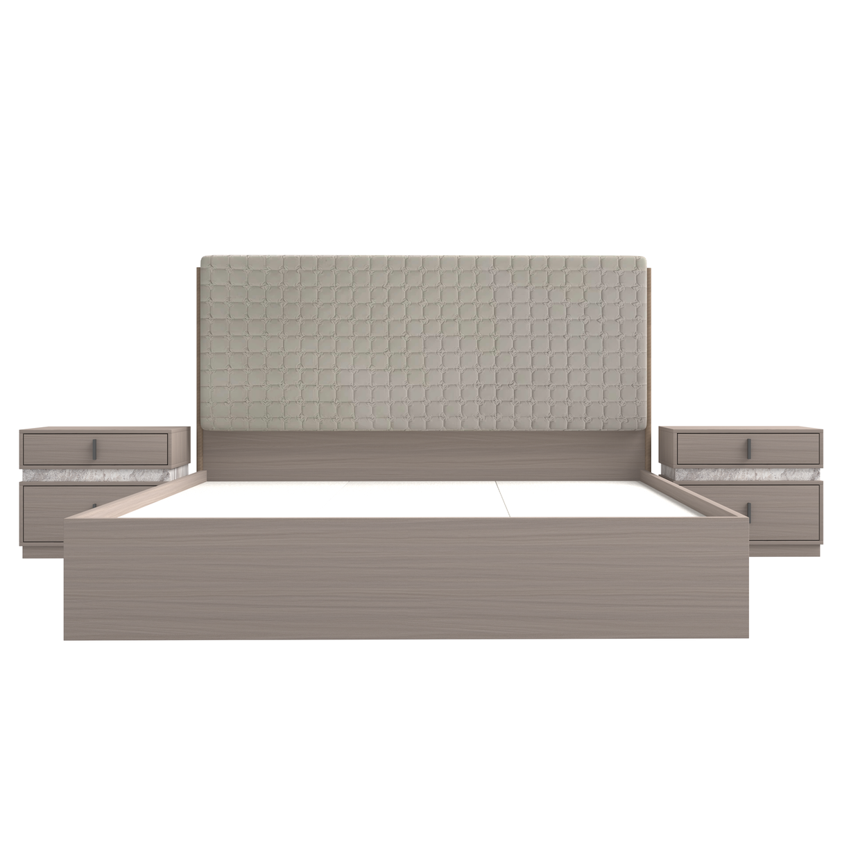 سرير ألينورا باللون البني