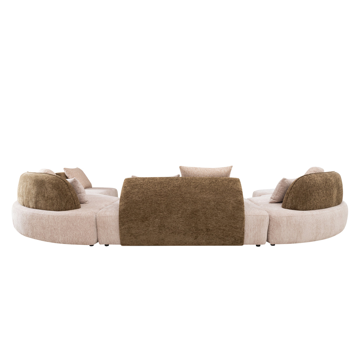 كنب زاوية أوڤارو متعدد الألوان