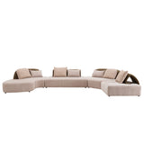 كنب زاوية أوڤارو متعدد الألوان