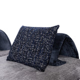 كنب زاوية أوڤارو متعدد الألوان