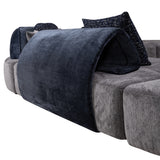 كنب زاوية أوڤارو متعدد الألوان