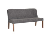 Casella two-seater sofa in gray