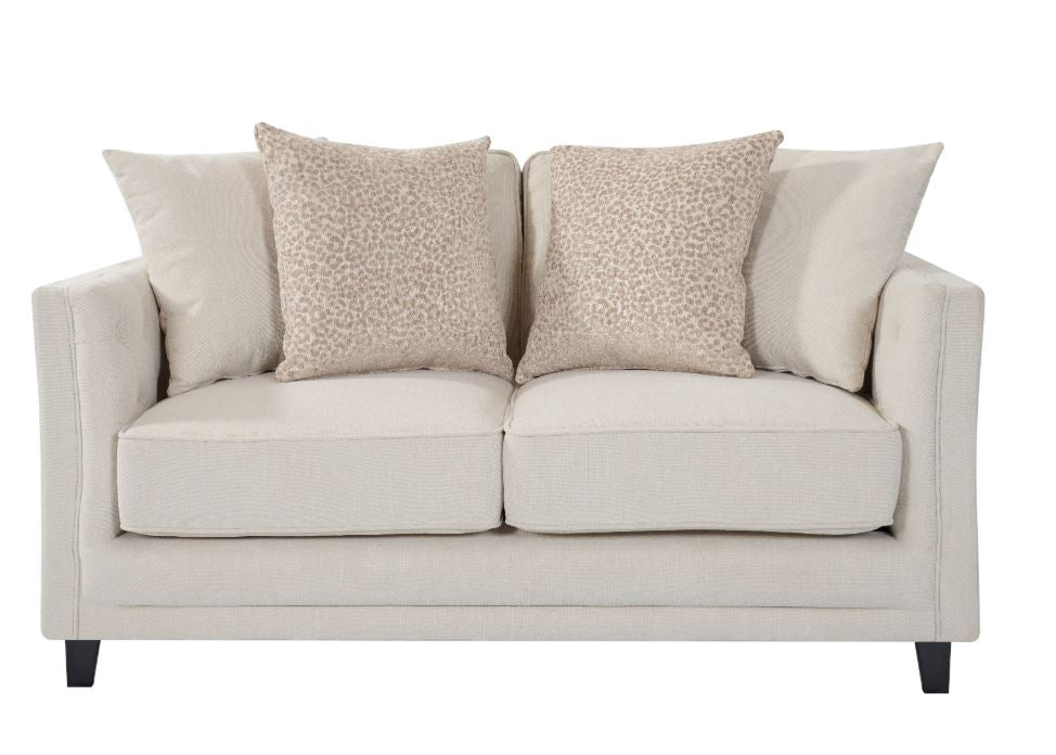 كنب ثنائي أورفيلدا باللون اليج الفاتح